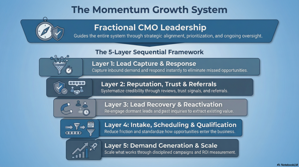 The Momentum Growth System Infographic