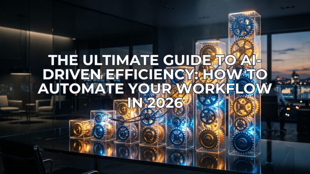 Tangled wires passing through a digital prism and emerging as a streamlined laser, representing AI workflow automation and business efficiency.